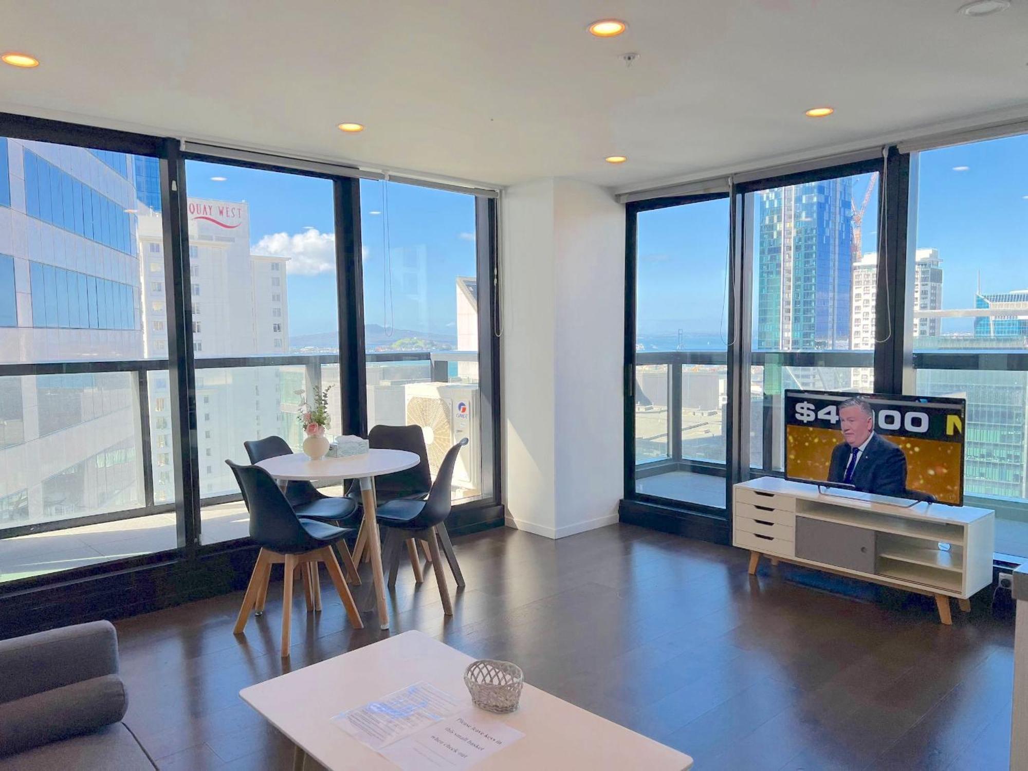 Magnificent Skytower, Sea, Habour View In Cbd Apartment Auckland Ngoại thất bức ảnh